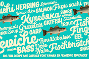 Big Fish Script + Caps + Extras, a Script Font by Fenotype (Thumbnail 6 of 10)