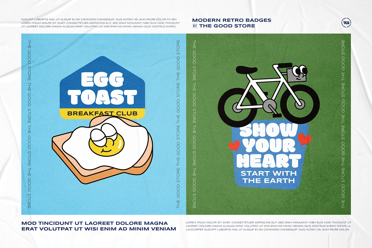Illustration Logo Badges Bundle #4, a Branding & Logo Template by The Good Store (Photo 7 of 10)