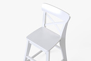 Junior Chair Ingolf(White), a Furniture 3D Model by Markelos (Thumbnail 6 of 14)