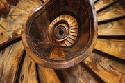 69 Spiral wooden staircases, an Architecture Photo by Handmadefont (Thumbnail 54 of 73)