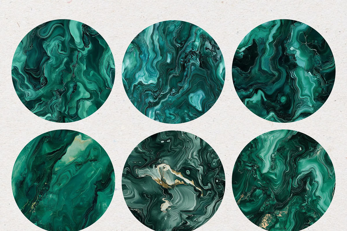Green Marble Texture Ink Drop Effect, a Texture Graphic by Natural Planners (Photo 2 of 3)