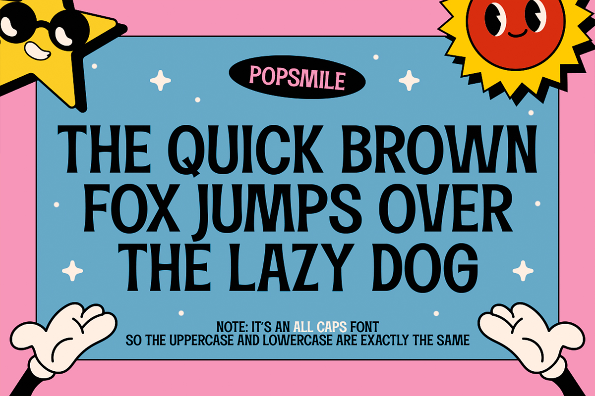 Popsmile - Retro Pop Fonts, a Serif Font by Konstantine Studio (Photo 2 of 3)