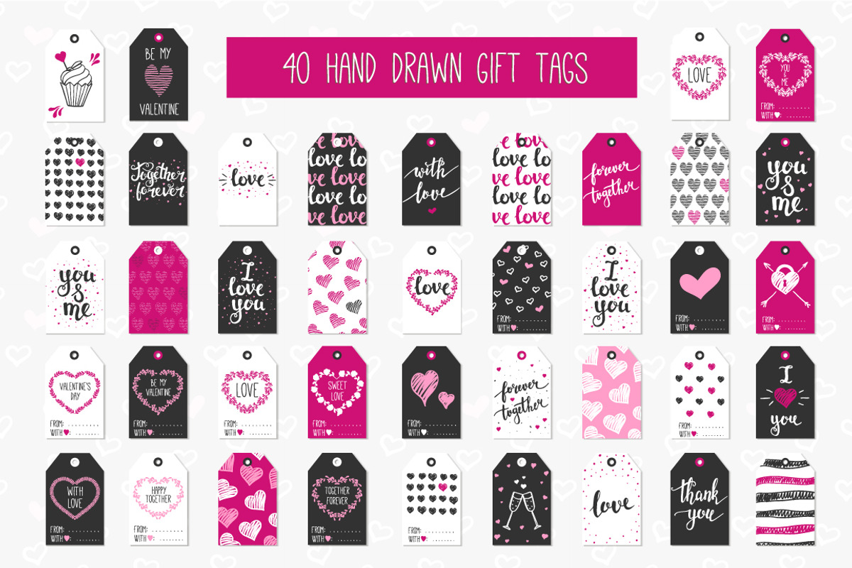 The Valentine's Day collection, a Card Template by Tatti Graphic Studio (Photo 3 of 6)