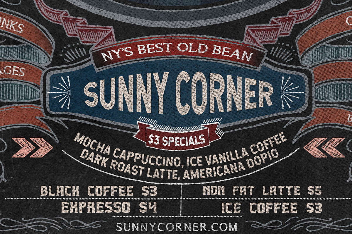 Coffee House ChalkBoard w/8 Graphics, a Household Mockup by the little wonder shop (Photo 9 of 14)