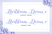 Rhapsody, a Script Font by Rotterlab Studio (Thumbnail 6 of 10)