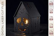 Halloween Haunted House Lantern, an Object Graphic by WoodoraCut (Thumbnail 4 of 7)