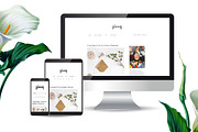 Ginny - Responsive WordPress, a WordPress Template by Anna Moore (Thumbnail 3 of 3)