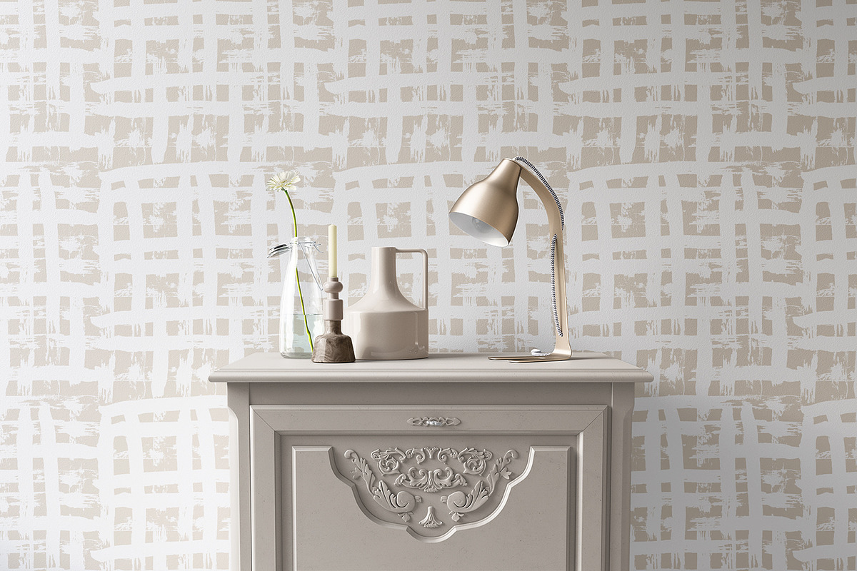 Painted Grid, a Wallpaper Graphic by MalyskaStudio (Photo 10 of 11)