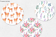 Watercolor Horse Unicorn Clipart, an Animal Illustration by Belusuab (Thumbnail 16 of 18)