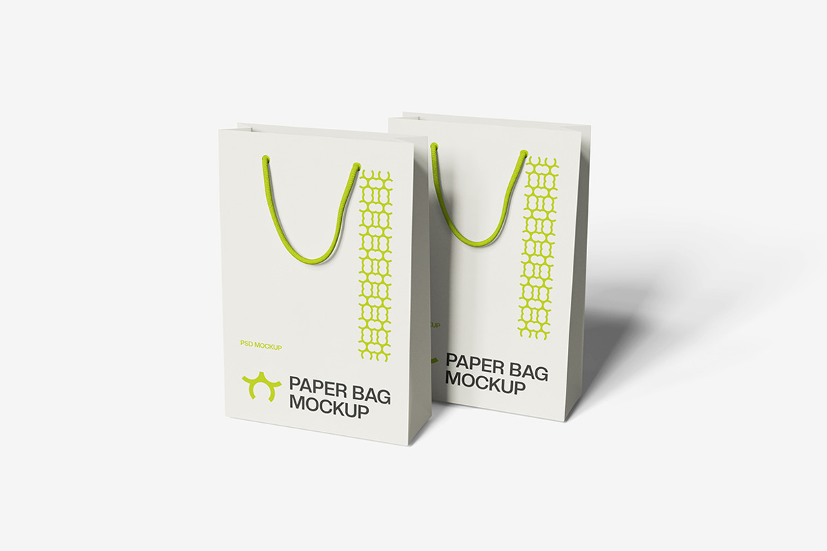 Paper Bag Mockup, a Merchandise Mockup by bimockup (Photo 5 of 6)