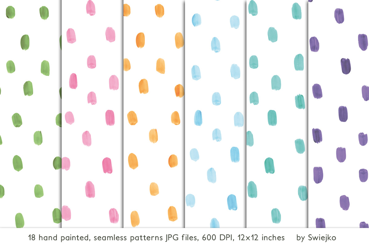 Watercolor seamless pattern, stripes, a Texture Illustration by swiejko (Photo 3 of 4)
