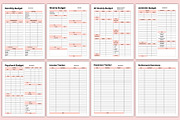 2026 Budget & Expense Tracker Canva, a Stationery Template by Mustafiz (Thumbnail 5 of 9)