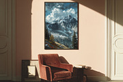 Realistic Nature Landscape Painting, a Wallpaper Graphic by Hamza067 (Thumbnail 3 of 3)