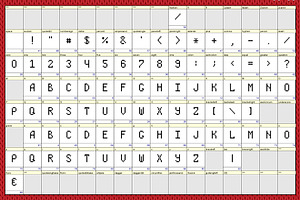 Hristmas Knitted Font