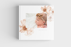 Poppies Baby Photo Album Cover