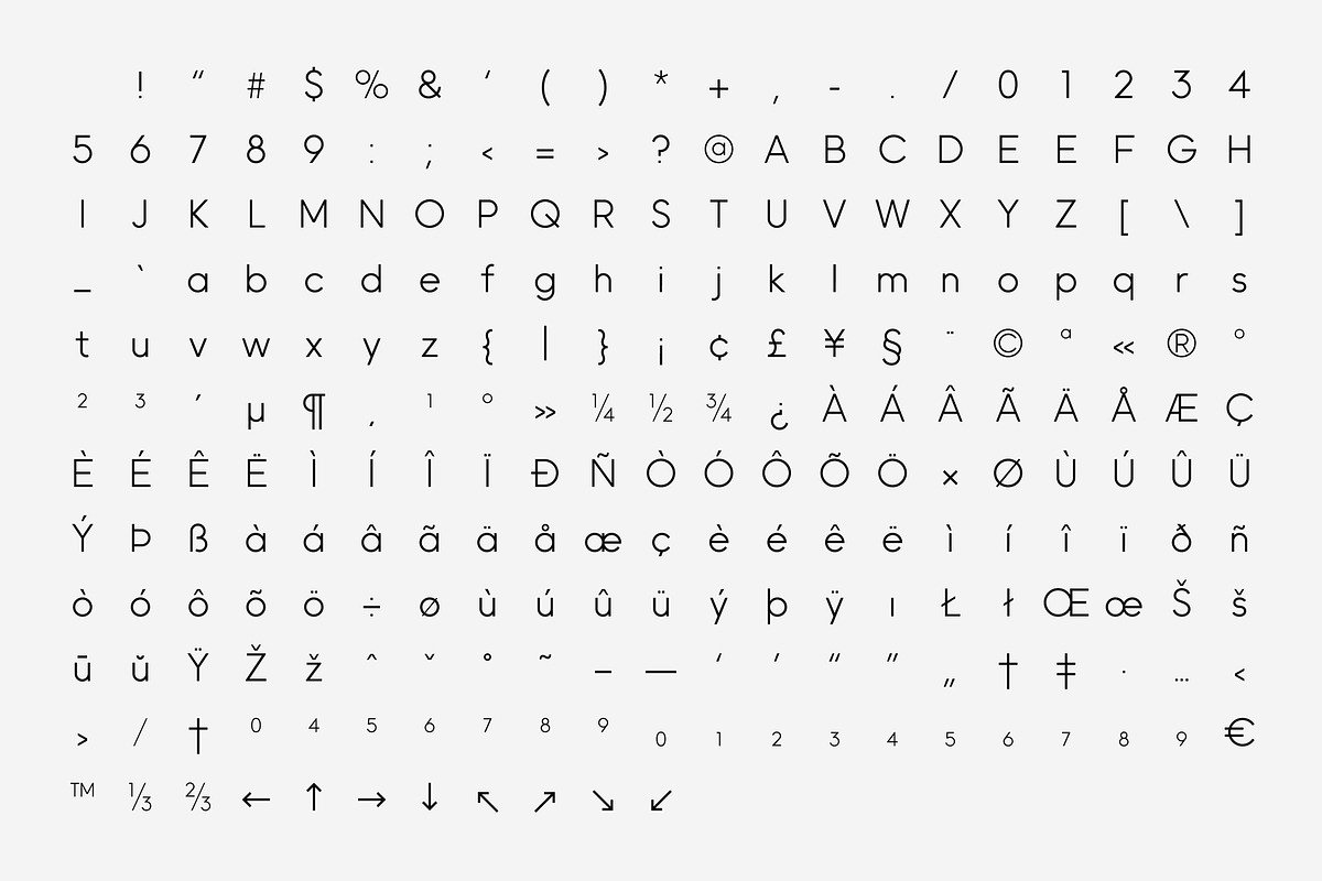 II Vorkurs: Sans Serif Font Family, a Sans Serif Font by Increments Type Foundry (Photo 14 of 14)