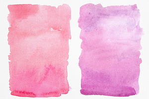 Watercolor Backgrounds And Splashes