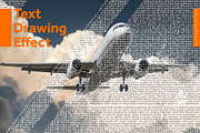 Text Drawing Effect - PS Action, an Action Add-On by Viktor (Thumbnail 1 of 7)