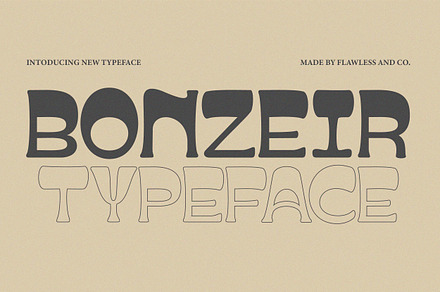 Bonzeir, a Symbol Font by Flawless And Co