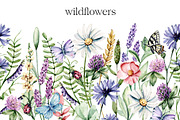 SALE! Watercolor set wild flowers., an Illustration by Larisa Maslova (Thumbnail 1 of 9)