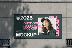 Large Outdoor Billboard Mockup, an Advertising Mockup by graphicsauce