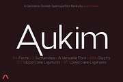 Aukim, a Font by Aukimvisuel (Thumbnail 1 of 14)