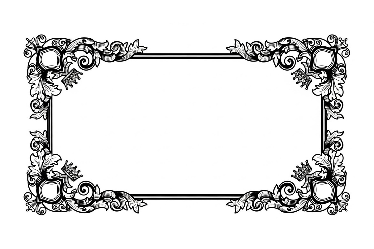 Vintage Rectangle Frame SVG Bundle, an Illustration by Designs_River (Photo 27 of 31)