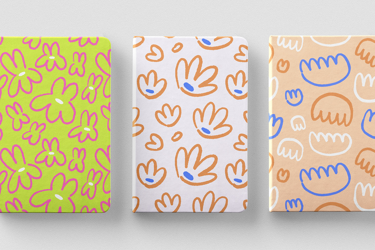 Abstract floral seamless pattern set, a Pattern Graphic by Good Studio (Photo 18 of 24)