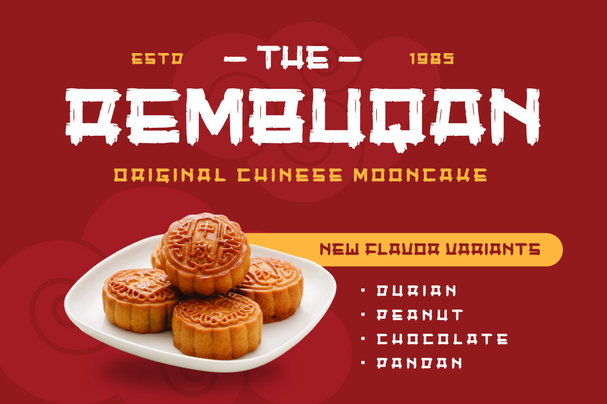 Chitong - Chinese Food Font, a Handwritten Font by productype1 (Photo 5 of 10)