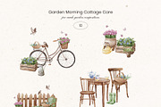 Garden Morning Cottage Core set, a Decorative Illustration by Yuliia Lashevska (Thumbnail 6 of 17)