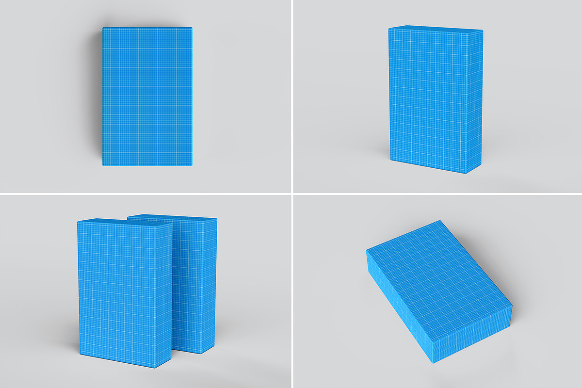 Box Package Mockup - 12 views, a Packaging Mockup by Illusiongraphic (Photo 29 of 29)