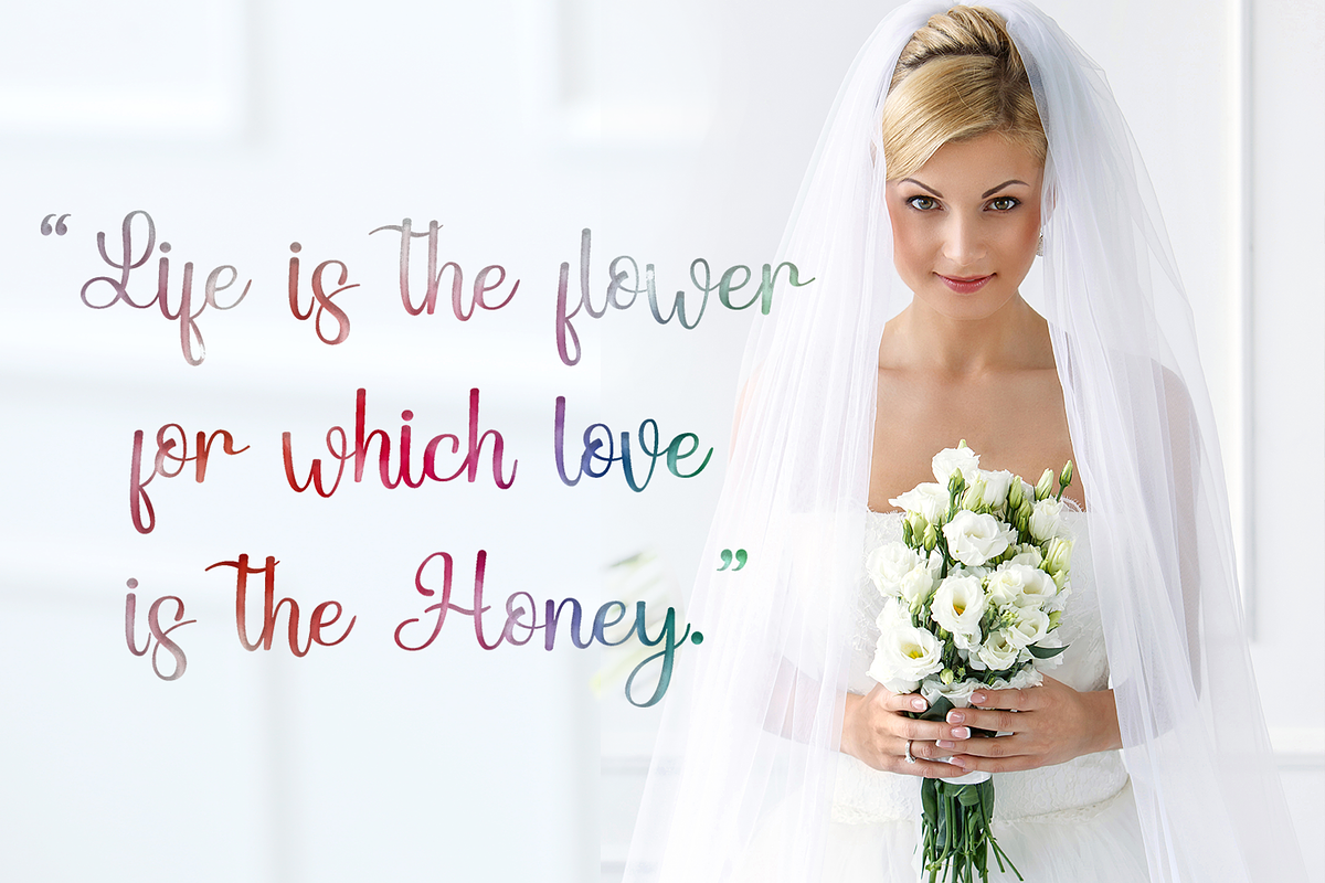 Bashington - Sweet Script Font preview 6
