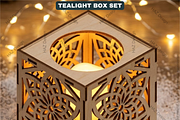 Tealight Holder Boxes SVG Laser Cut, a Graphic by AtacanDigital (Thumbnail 12 of 14)