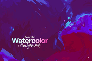 Beautiful Watercolor Strokes BG