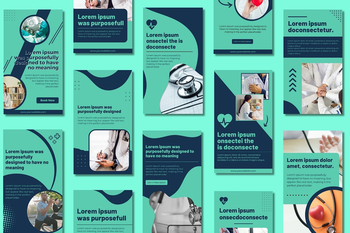 Health Story Canva Templates, a Templates & Theme by BoontenStudio (Photo 5 of 8)