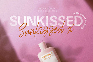 The Sunkissed X Font Duo