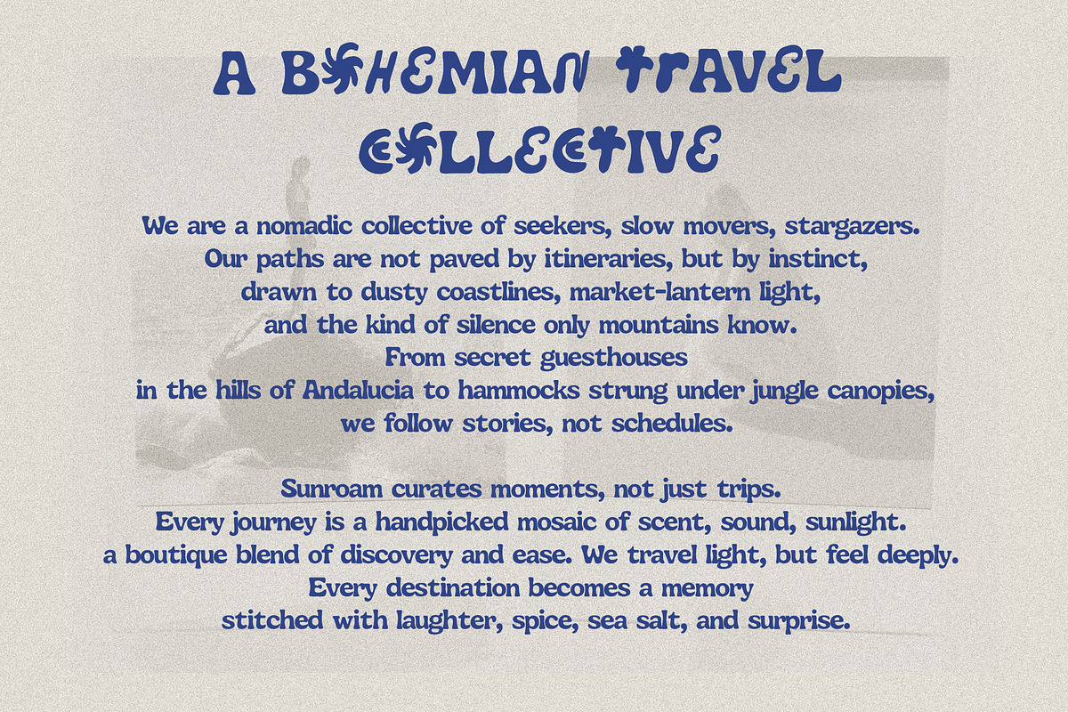 Sunroam Bold Retro Symbols Font Duo, a Font by Laras Wonderland (Photo 4 of 12)