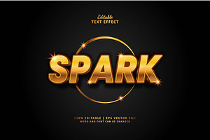 Text Effect Spark, a Layer Style Add-On by Navy Graphic
