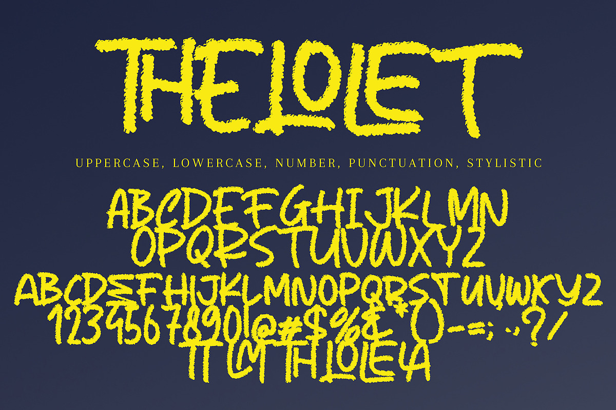 Thelolet, a Handwritten Font by pineungtype (Photo 6 of 6)