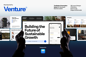 Venture Pitch Deck Kit Pro Keynote