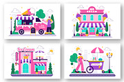 10 Ice Cream Store Illustration, a Food Illustration by denayunebgt (Thumbnail 3 of 4)