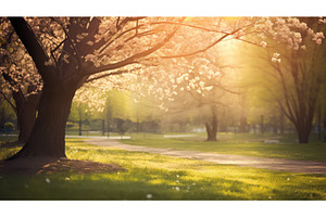 wind sun blur texture tranquil ai, a Nature Photo by pikepicture