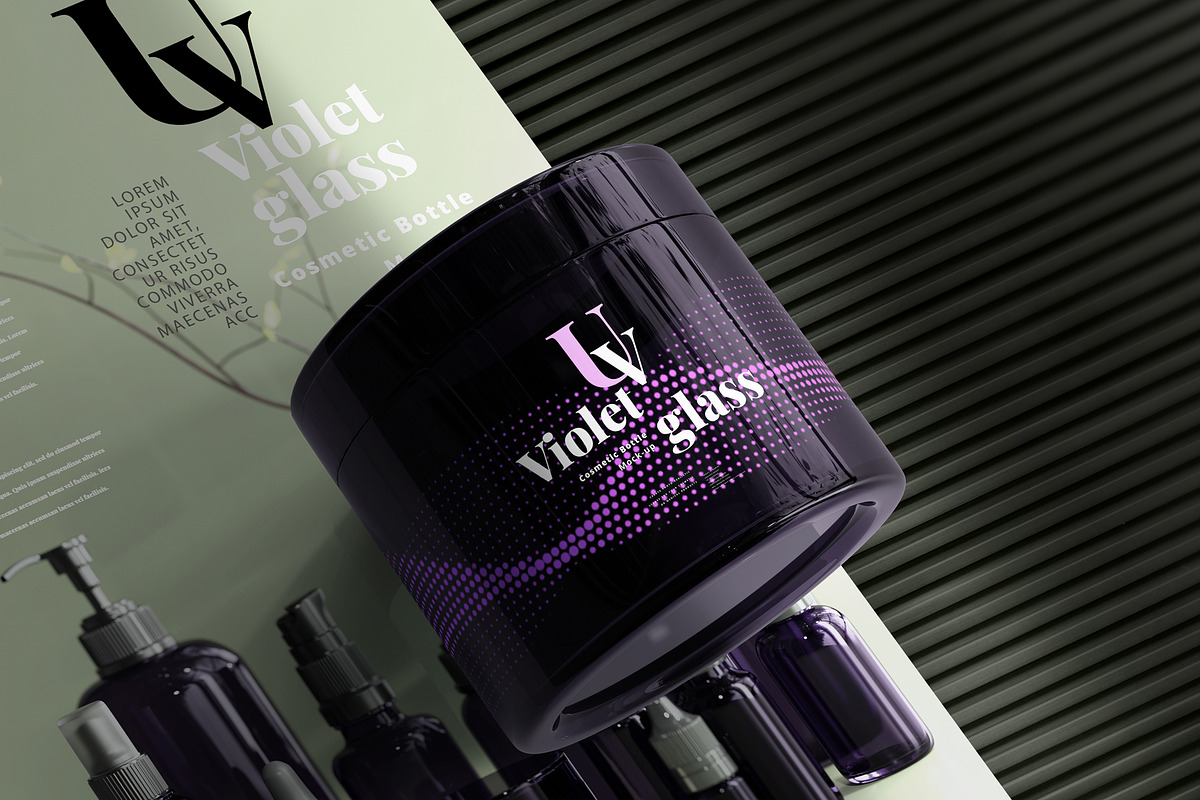 220+ Violet Glass Mock-up Bundle, a Cups & Container Mockup by pmvch (Photo 162 of 199)