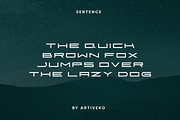 Kendburg Futuristic Font, a Sans Serif Font by Artiveko (Thumbnail 4 of 4)