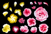 150 One stroke flowers style., a Decorative Illustration by redstudio (Thumbnail 3 of 7)