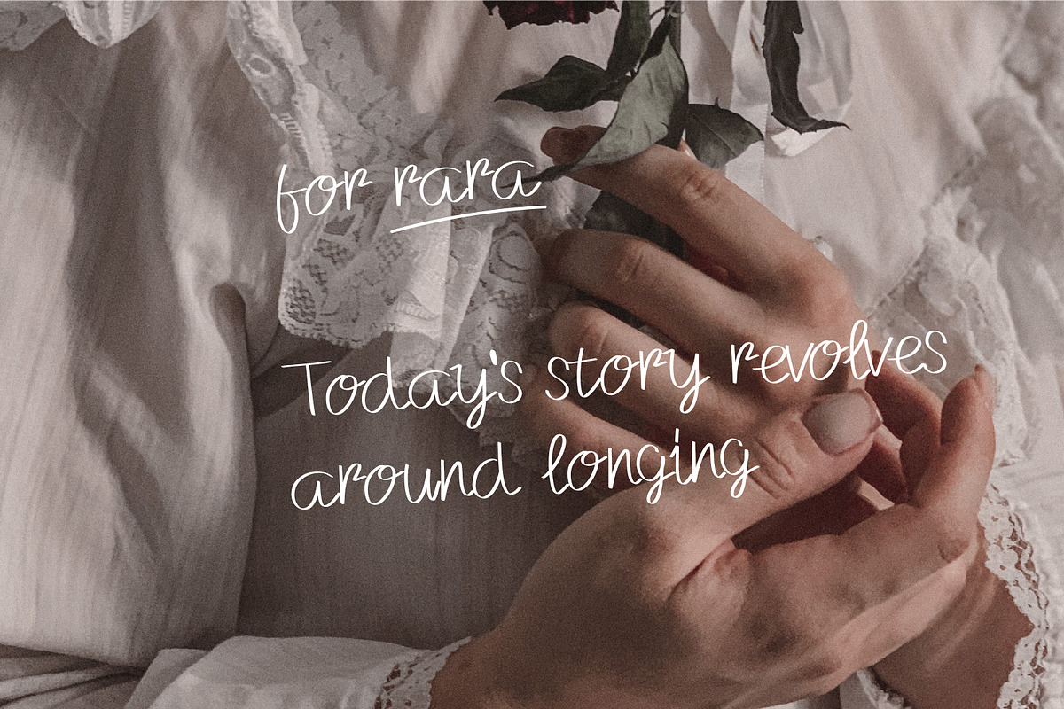 Rara - Display Font, a Script Font by Fourshape (Photo 7 of 7)