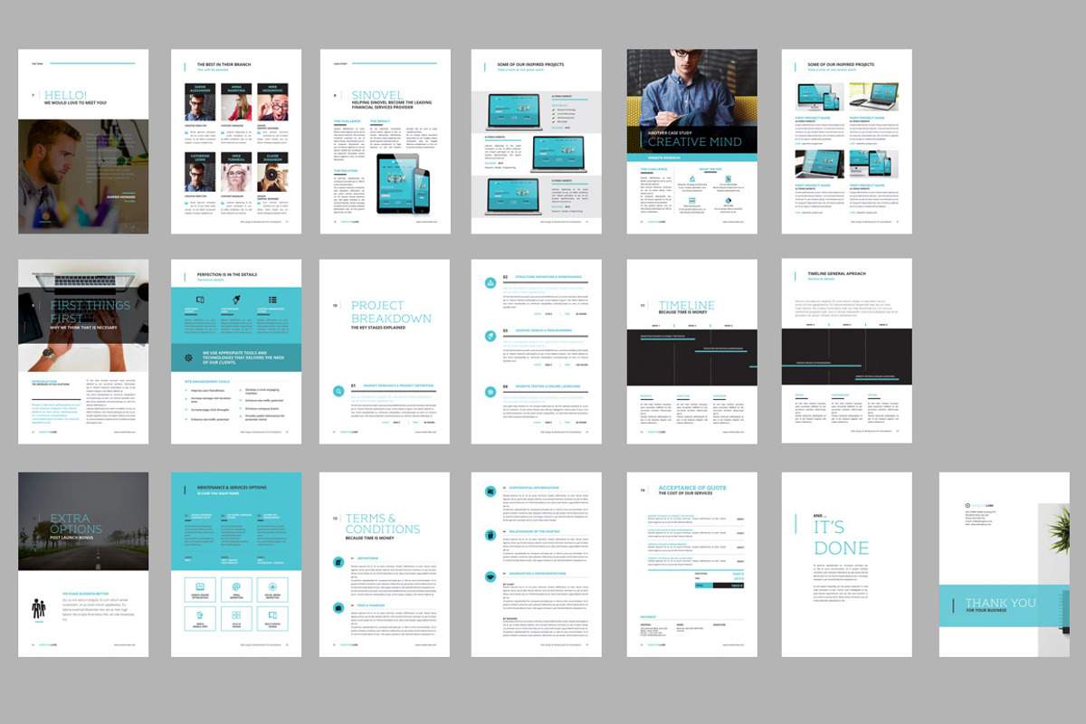 Canva Proposal, a Brochure Template by Sabin (Photo 9 of 9)