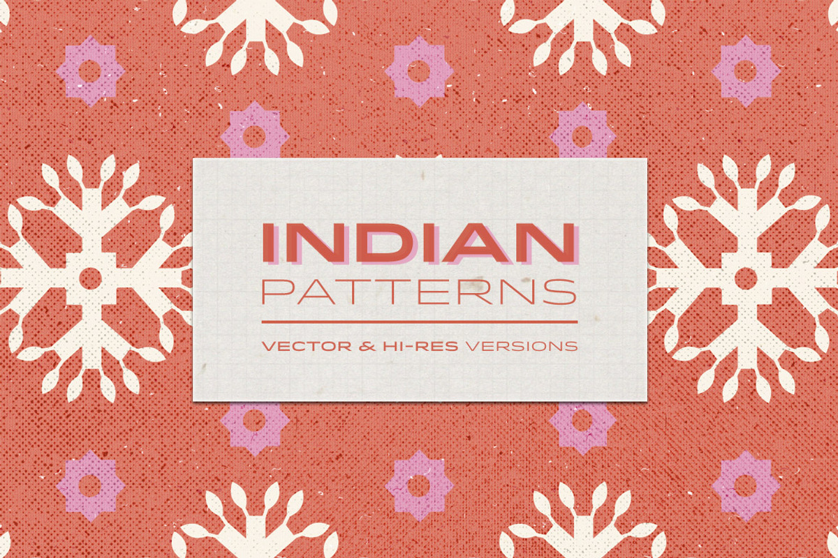 Indian Patterns, a Pattern Graphic by LuOtero (Photo 1 of 6)