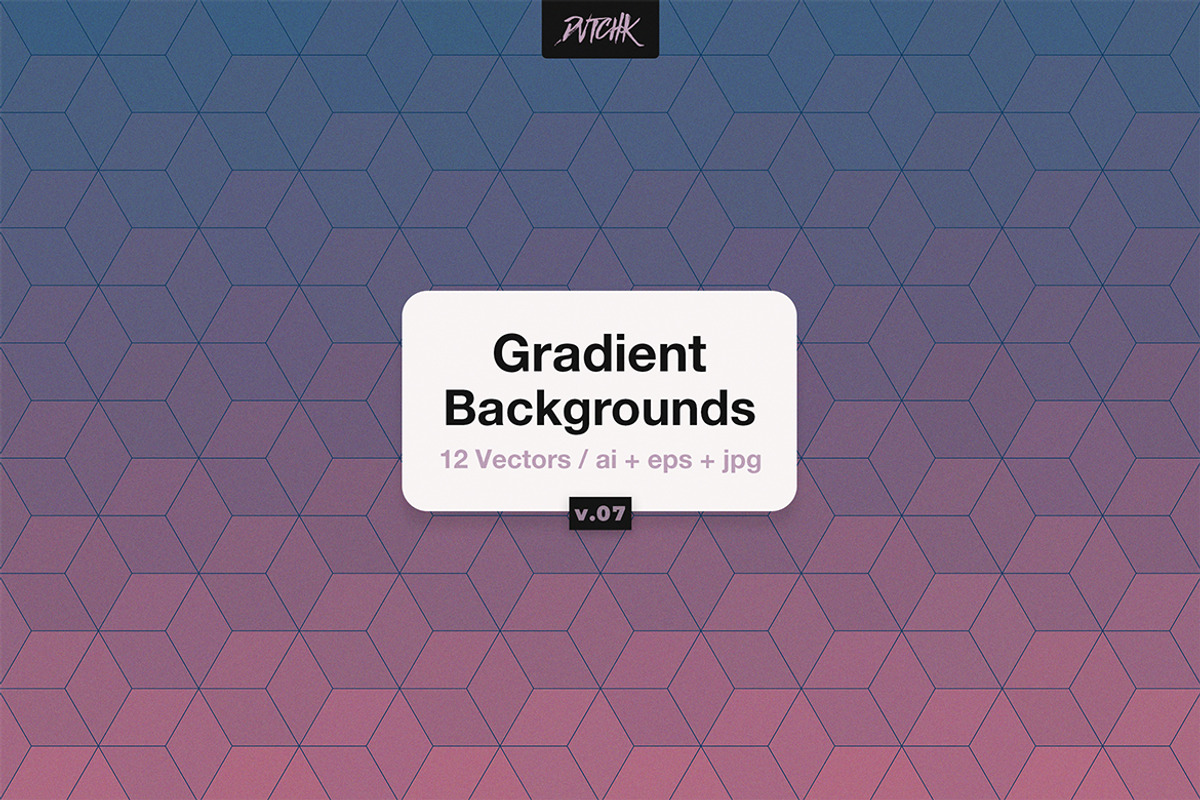 Gradient Hexagonal Backgrounds | V07, a Background Graphic by dvtchk (Photo 2 of 7)