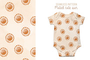 Earthy Boho Sun Pattern, a Pattern Graphic by Waterystrokes (Thumbnail 1 of 4)